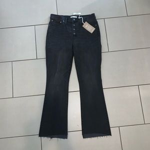 NWT Madewell Cali Demi Bootcut Asymmetrical hem